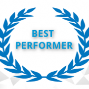 Best Performer mit Lorbeerkranz